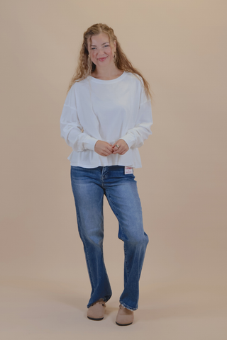 Ivory Lane Ruffle Top