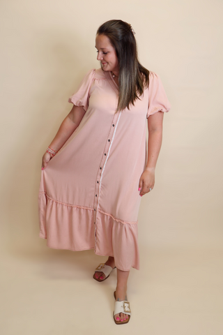 Take Your Time Midi Dress