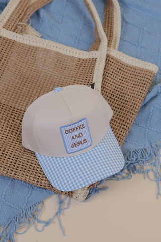 Coffee and Jesus Trucker Hat