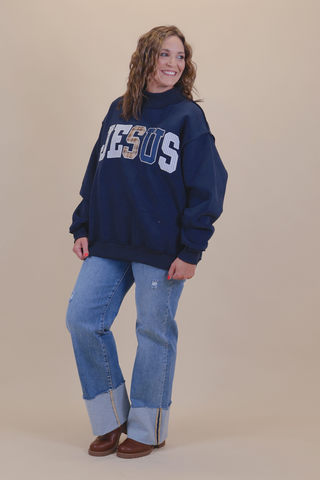 Faithful Patchwork Pullover