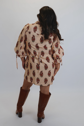 Blush Bloom Mini Dress