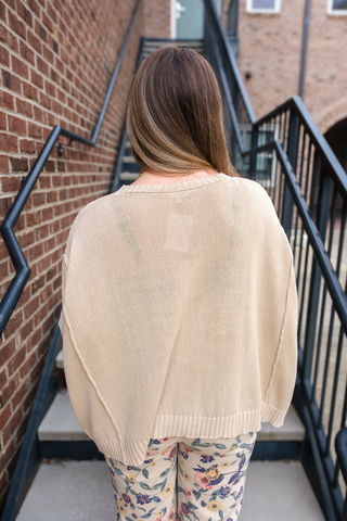 Stay Close Knit Sweater Top