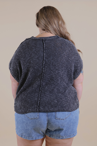 Laid Back Knit Top in Plus