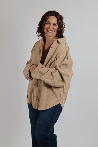 Dusty Trails Cotton Gauze Shirt in Plus