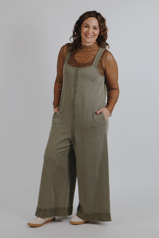 Sage Canyon Mineral Wash Boho Jumpsuit