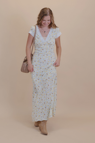 Prairie Blossom Midi Dress