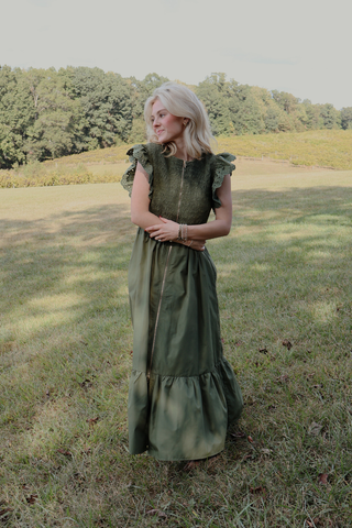 Evergreen Grace Maxi Dress