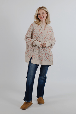 Petal Path Thermal Pullover