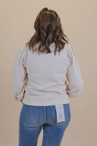 Cream Puff Sleeve Top
