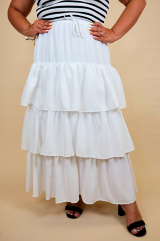 Lovely Tiered Maxi Skirt
