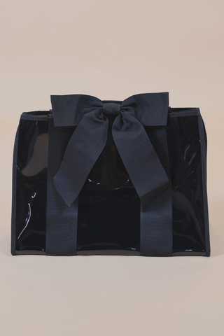 Case-Mate Midnight Black Bow Jelly Tote Bag