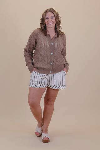 Chestnut Bloom Cardigan