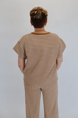 Coco Stripe Knit Tee