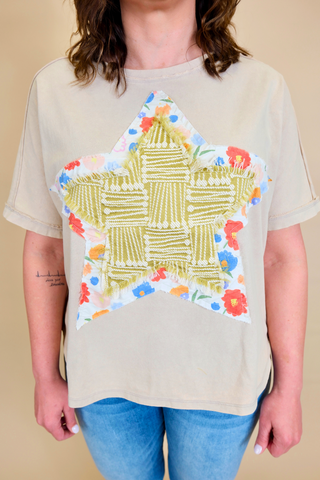 Patchwork Star Tee