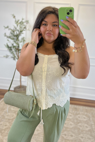Sweet Magnolia Lace Tank