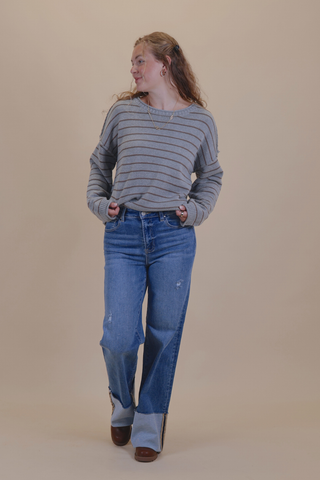 Driftwood Stripe Sweater