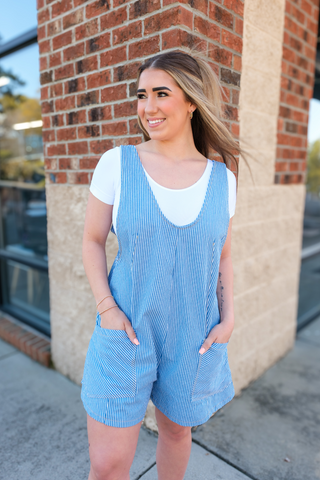 Fun In The Sun Striped Romper