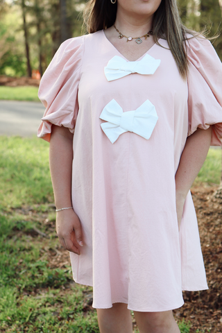 Black Tie Affair Bow Dress