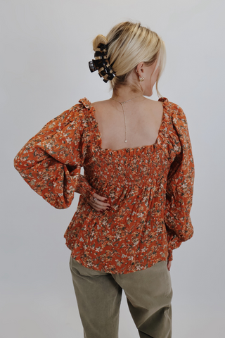 Wildflower Prairie Peasant Blouse