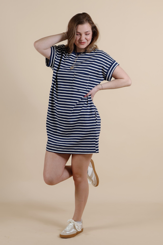 Harbor Days Stripe Tee Dress