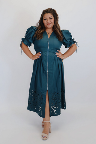 Lagoon Whisper Midi Dress