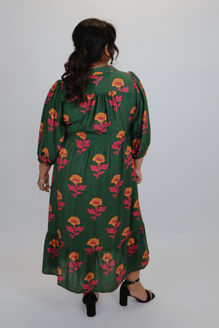 Woodland Whisper Midi Dress