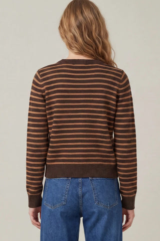 Autumn Classic Stripe Cardigan