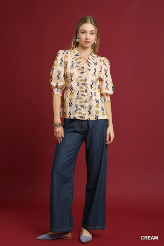 Meadow Muse Ruffle Blouse