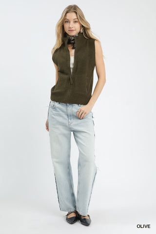 Aspen Chill Zip-Up Sweater Vest
