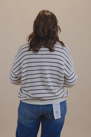 Driftwood Stripe Sweater