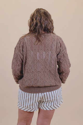 Chestnut Bloom Cardigan