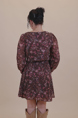 Autumn Romance Wrap Dress