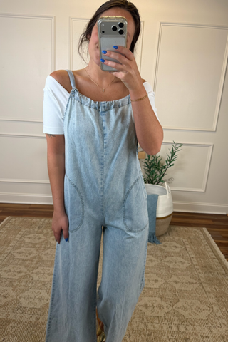 Callie Chambray Jumpsuit