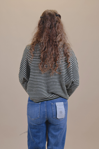 Evergreen Stripe Cardigan
