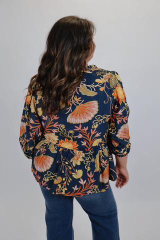 Moonlit Vine Blouse