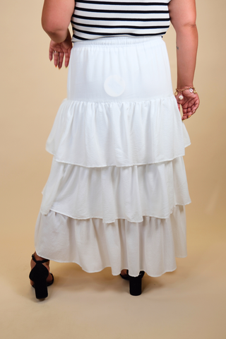 Lovely Tiered Maxi Skirt