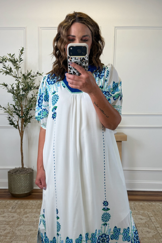 Blue Haven Midi Dress