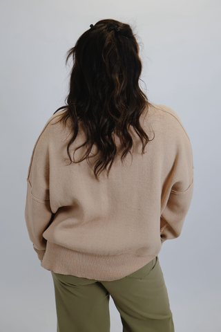 Harper Cotton Knit Oversized Sweater