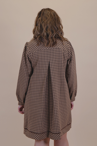 Cider Season Plaid Shift Dress