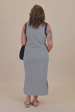 Coastal Stripe Midi Dress