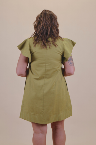 Golden Hour Flutter Dress