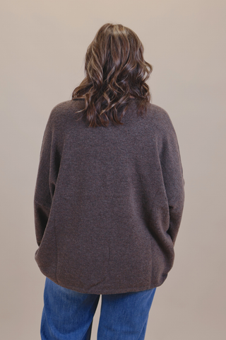 Cozy Essential Button Cardigan in Plus