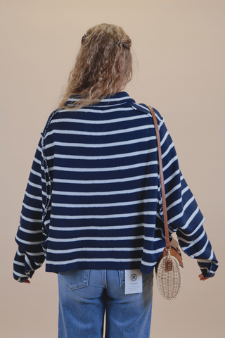 Harbor Stripe Cardigan