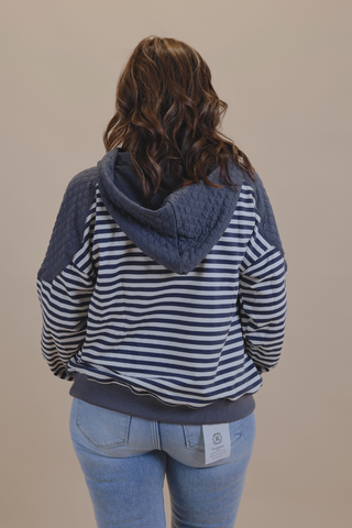 Shoreline Stripe Hoodie