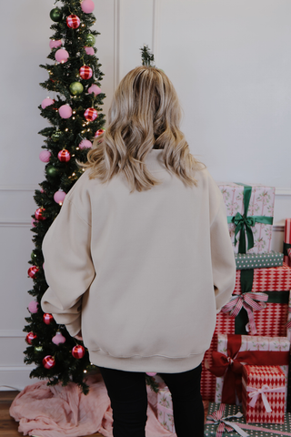 Plaid Christmas Varsity Sweatshirt
