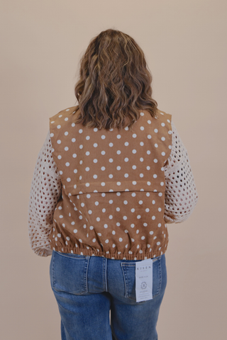 Spot On Polka Dot Utility Vest