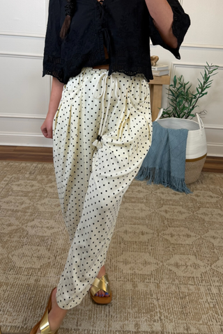 Darcy Dot Barrel Pants