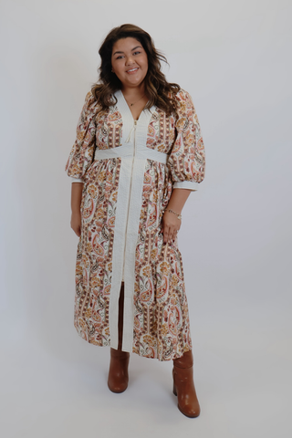 Maple Haven Midi Dress
