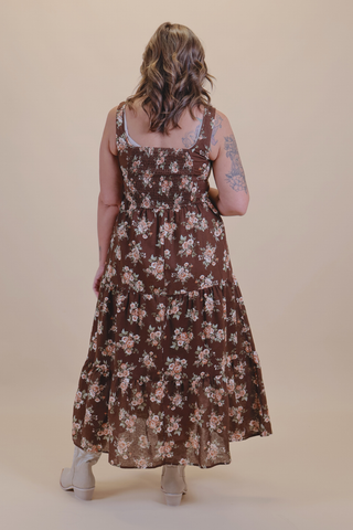 Autumn Bloom Maxi Dress