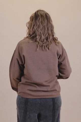 Pray Patchwork Crewneck